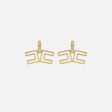 Orecchini con pavé di strass OR31A61E2 U95 ELISABETTA FRANCHI 