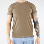 T-shirt Taupe Techno Wash Piquè Shirty 26218 84 RRD 