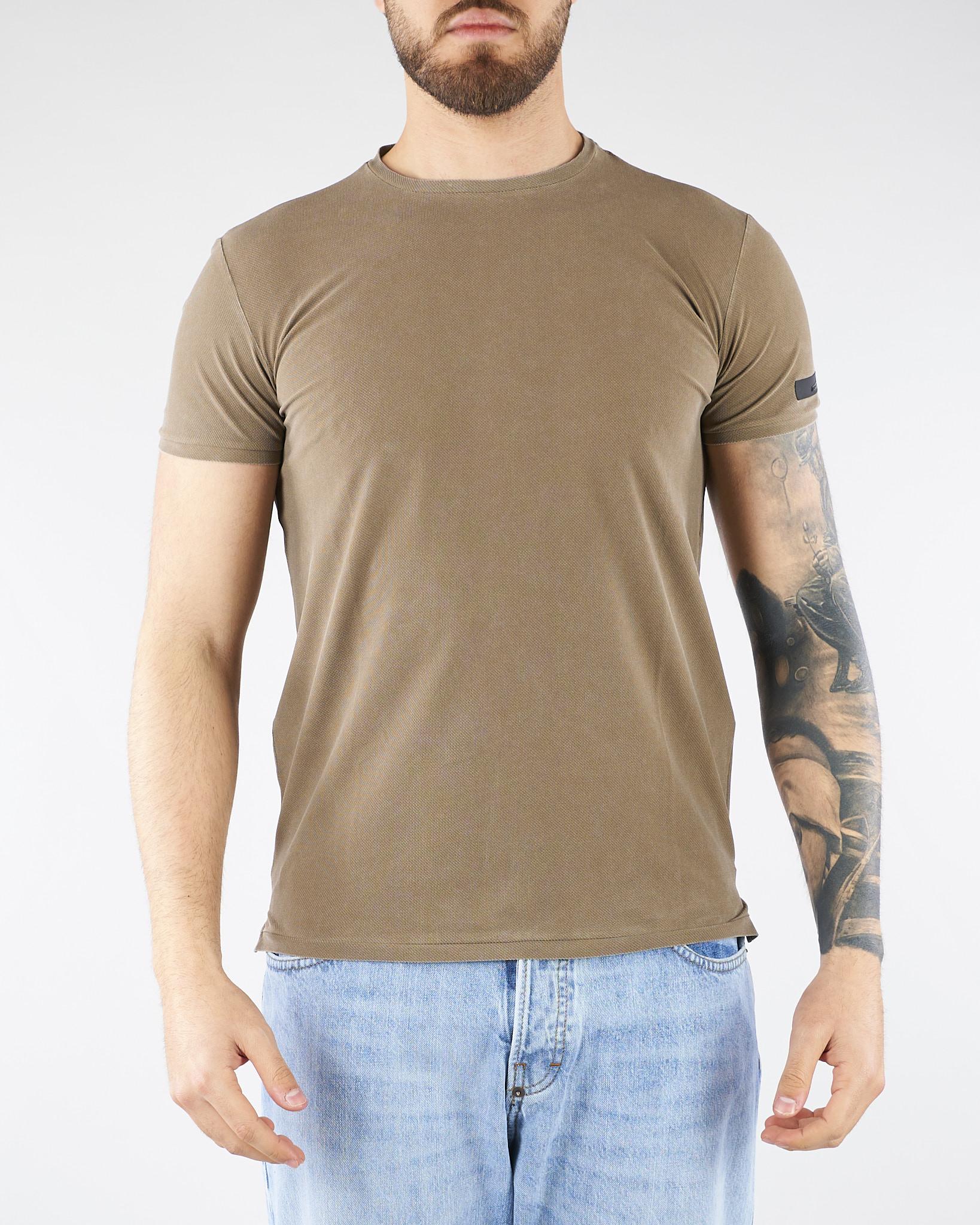 T-shirt Taupe Techno Wash Piquè Shirty 26218 84 RRD 