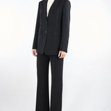 Pantalone Nero a zampa in cady ALABAMA 1 MAX MARA STUDIO 