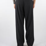 Pantalone Nero fondo ampio PA3689 9 I'M BRIAN 