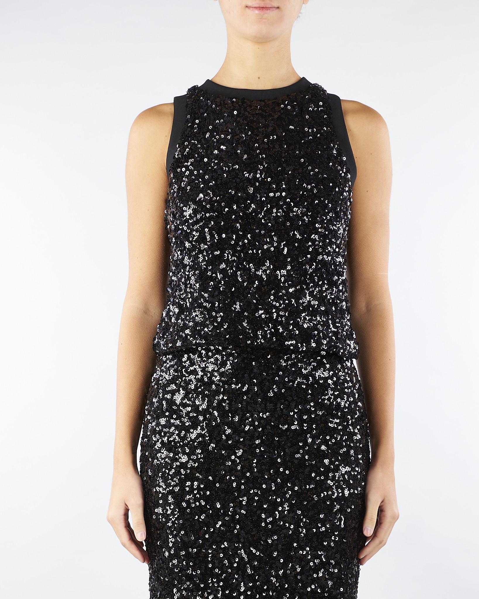 Top Nero in paillettes FILLY 1 MARELLA 