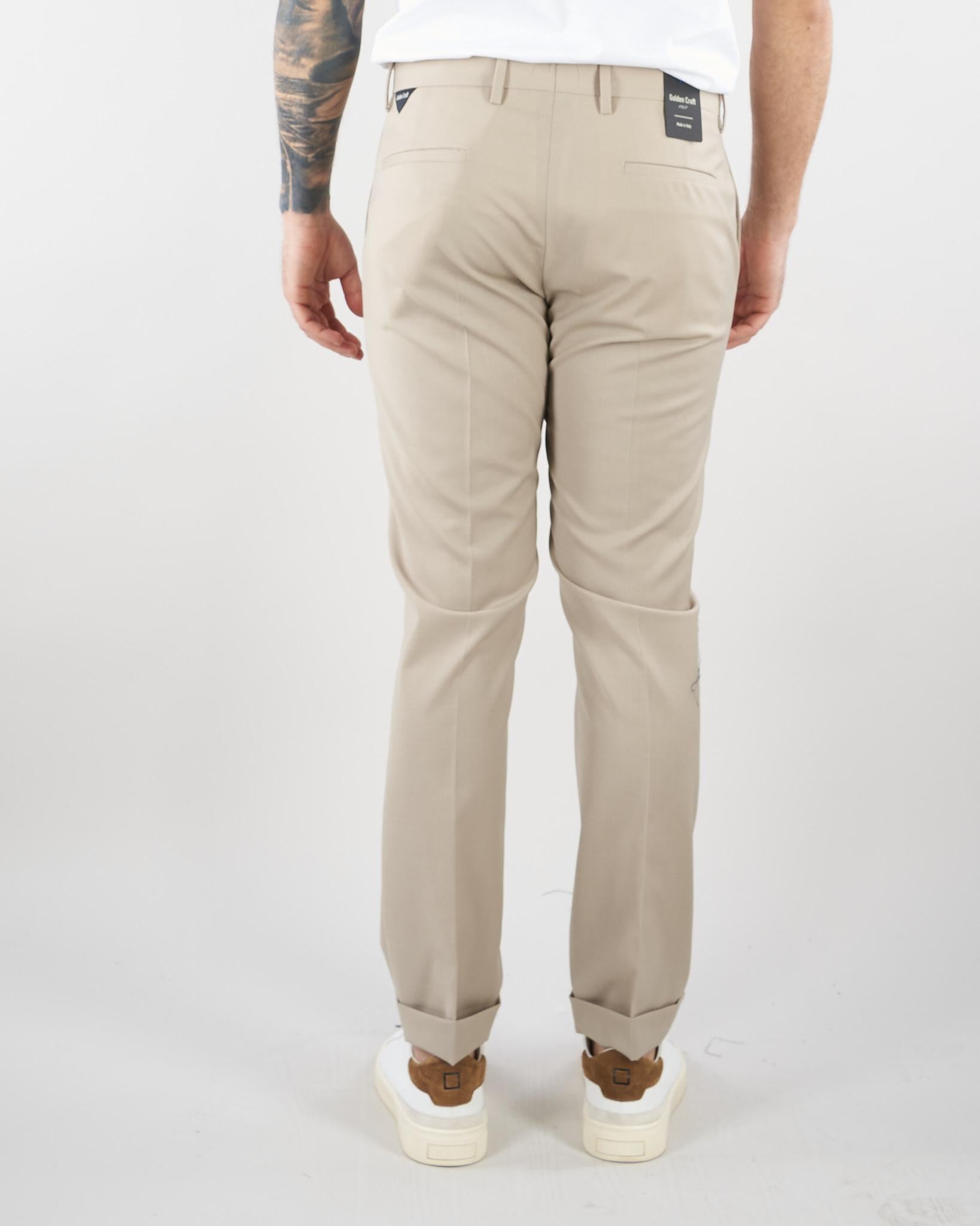 Pantalone Roxy Sabbia in fresco lana GC1PSS266889 A037 GOLDEN CRAFT 