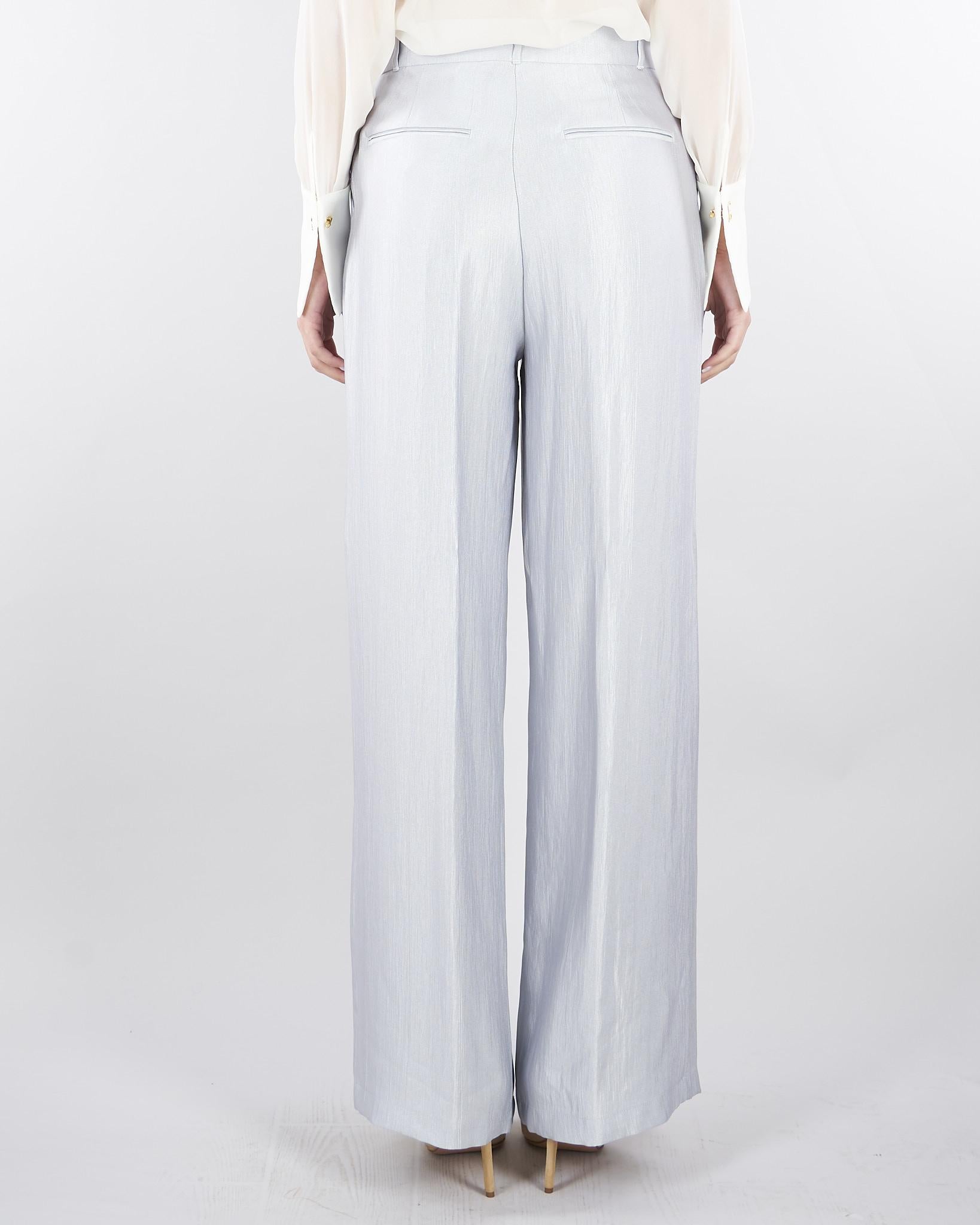 Pantalone Celeste in satin lamè SS260403 25 ELEH 