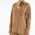 Blusa Terra in crêpe de Chine di seta CACO 41 MAX MARA STUDIO 