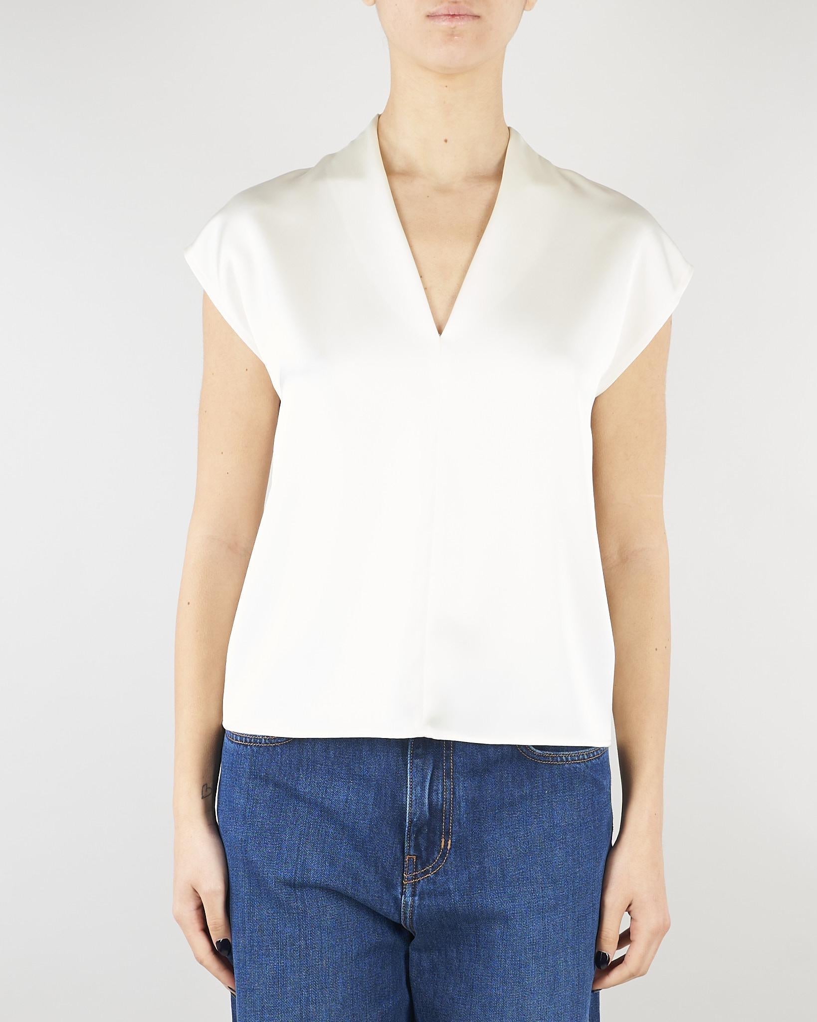 Blusa Avorio in doppio raso PBPBACCO 1 PENNY BLACK 