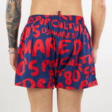 Costume con stampa lettering Dsquared