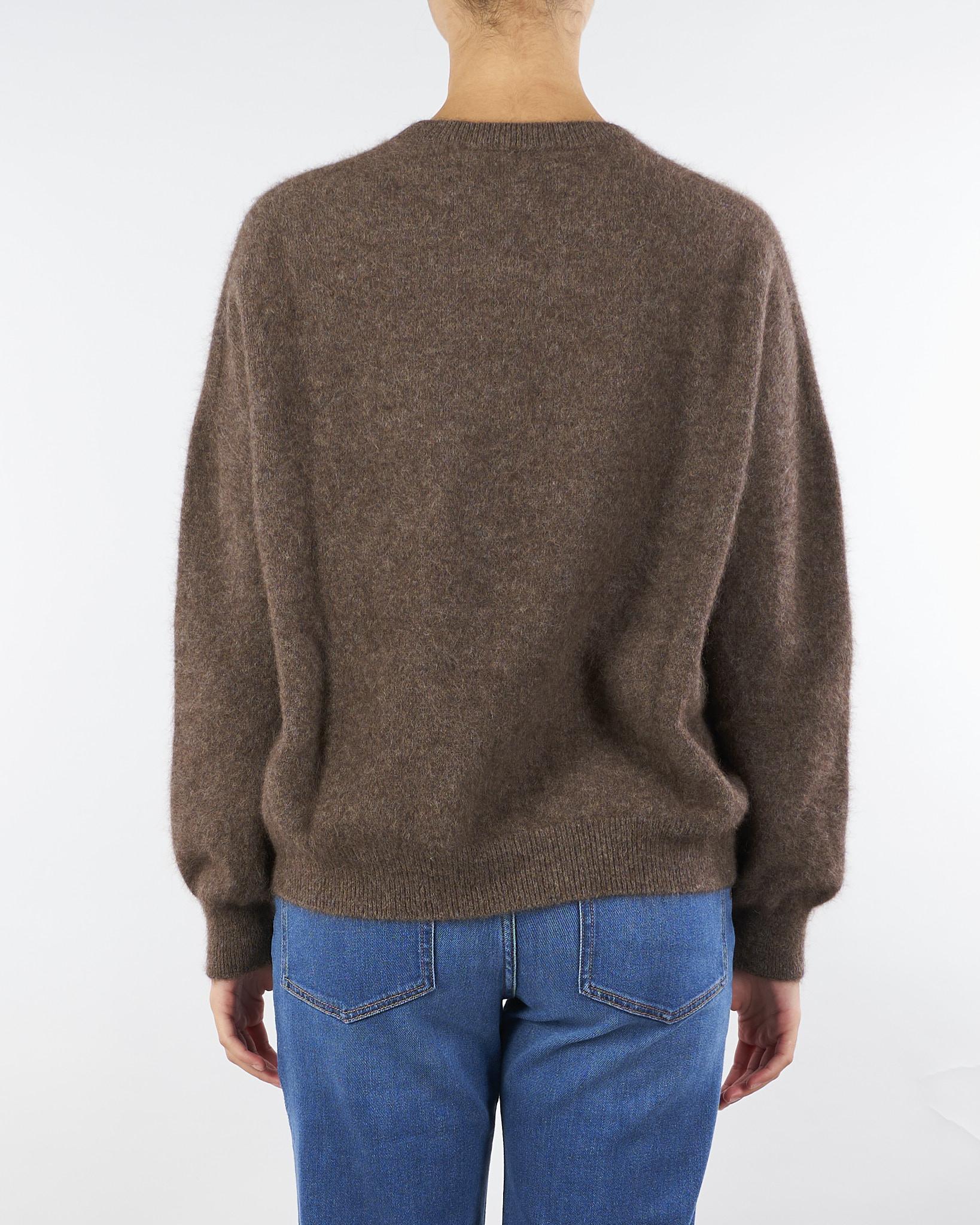 Maglia Marrone in puro Raccoon V54801 45 VANISE' 