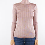 Maglia Sunrise in filato di viscosa con dettagli logo MK22S56E2 EA6 ELISABETTA FRANCHI 