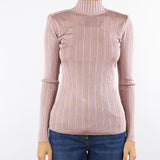 Maglia Sunrise in filato di viscosa con dettagli logo MK22S56E2 EA6 ELISABETTA FRANCHI 