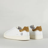 Sneakers Base Calf White-Cuoio D.A.T.E.