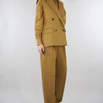 Gilet Senape in batavia di lino MSTAIA 29 MAX MARA STUDIO 