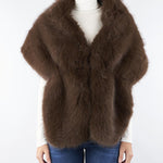 Stola Cioccolato in Ecopelliccia NS076 85 NO SECRETS 