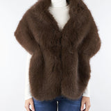 Stola Cioccolato in Ecopelliccia NS076 85 NO SECRETS 