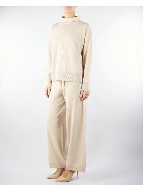 Pantalone Beige in filato di lana e cachemire JOSEF 1 MAX MARA WEEKEND 