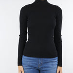 Maglia lupetto Nero a coste TP3243 6 TWIN SET 