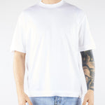 T-shirt Bianco in jersey lucido F0134054 1101 PAOLO PECORA 