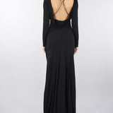 Abito Red Carpet in jersey leggero con drappeggi