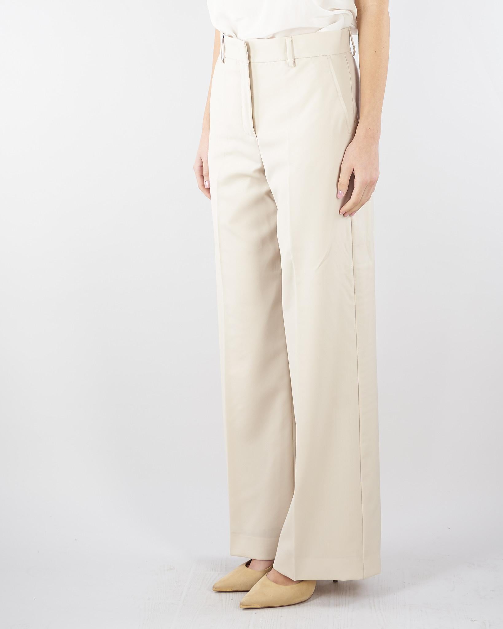 Pantalone palazzo Crema in lana stretch WKDCORONE 11 MAX MARA WEEKEND 