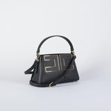 Borsa Nero Tote piccola con logo BS36A56E2 110 ELISABETTA FRANCHI 