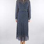Abito midi Blu a pois PBBMAESTA 2 PENNY BLACK 