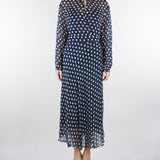 Abito midi Blu a pois PBBMAESTA 2 PENNY BLACK 