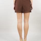 Short Coffee in cotone TT2253 12110 TWIN SET 