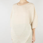 Blusa Crema plissettata M6PY17 824 MEIMEIJ 