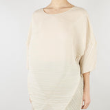 Blusa Crema plissettata M6PY17 824 MEIMEIJ 