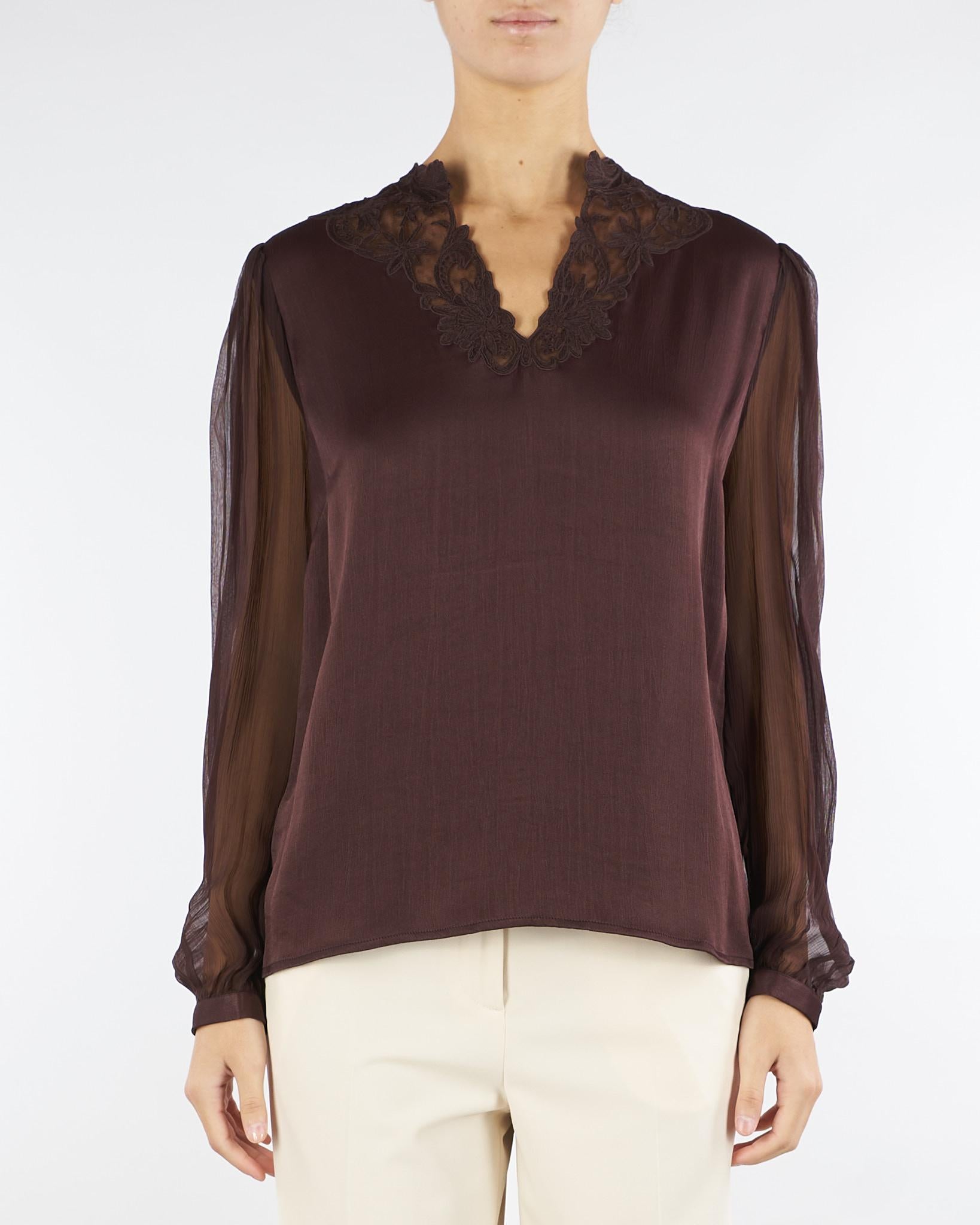 Camicia Moro con ricamo TT2243 11054 TWIN SET 