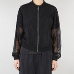 Bomber Nero in pizzo SP5LE049 0001 ICONA 
