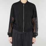Bomber Nero in pizzo SP5LE049 0001 ICONA 
