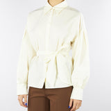 Camicia Crema in taffettà