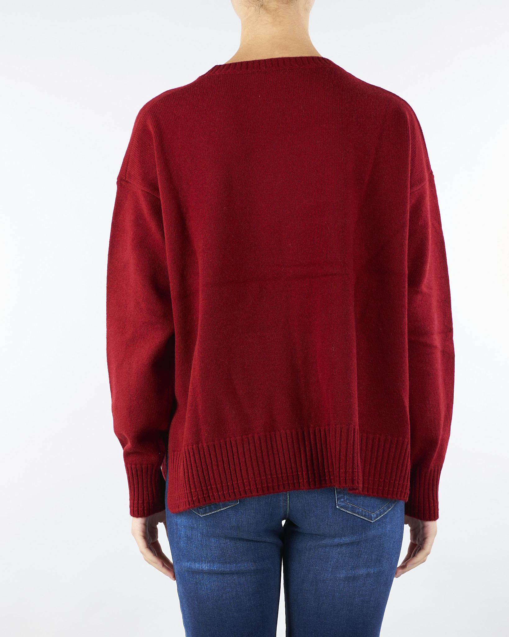 Maglia Rubino in misto lana Relaxed fit RI5NT015 4016 ICONA 