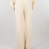 Pantalone Evere Crema wide leg EVER 690 NENETTE 