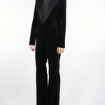 Giacca smoking Nero in velluto EOLIE 7 MAX MARA STUDIO 