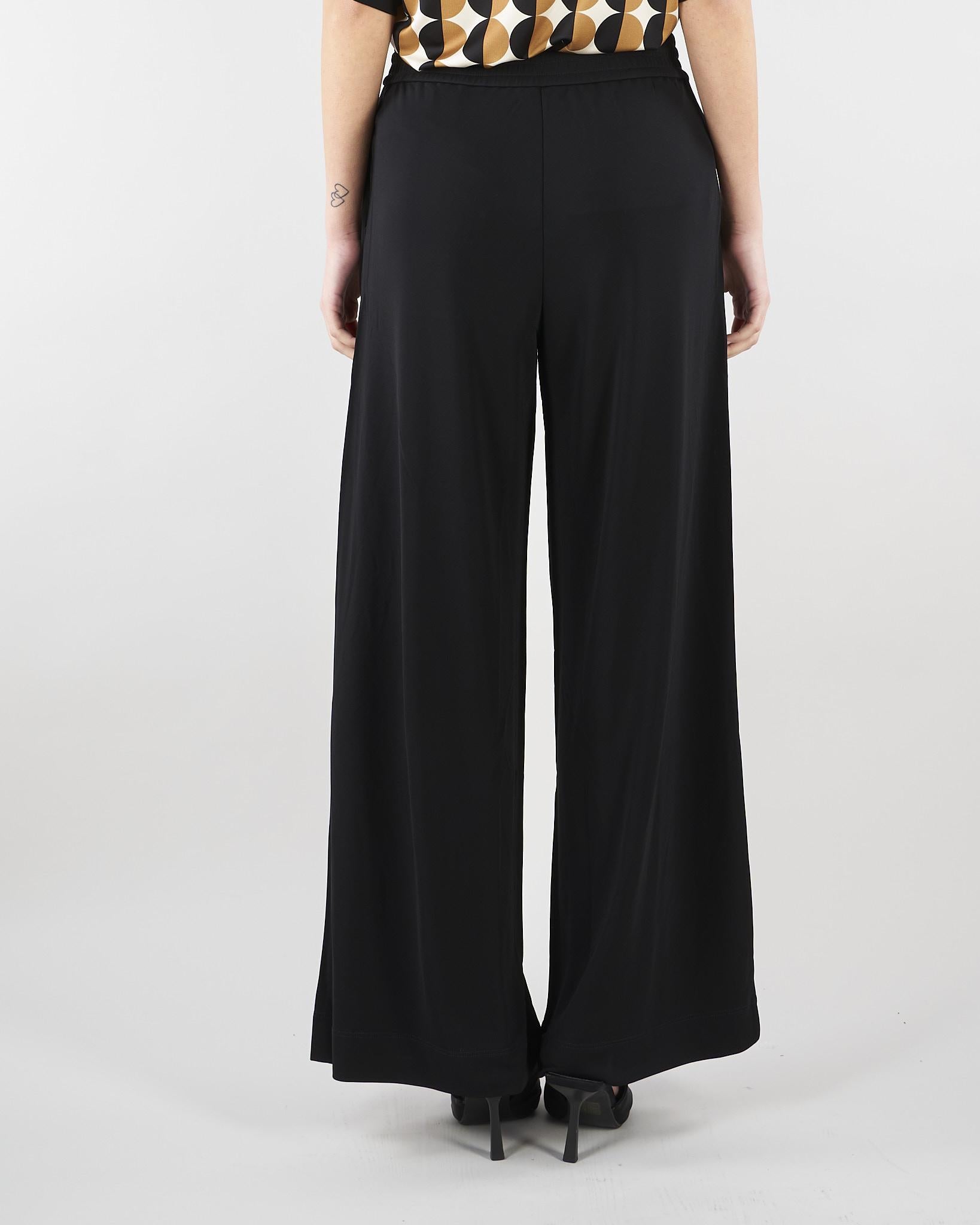 Pantalone Nero in jerey D2501100 01 CLIPS 