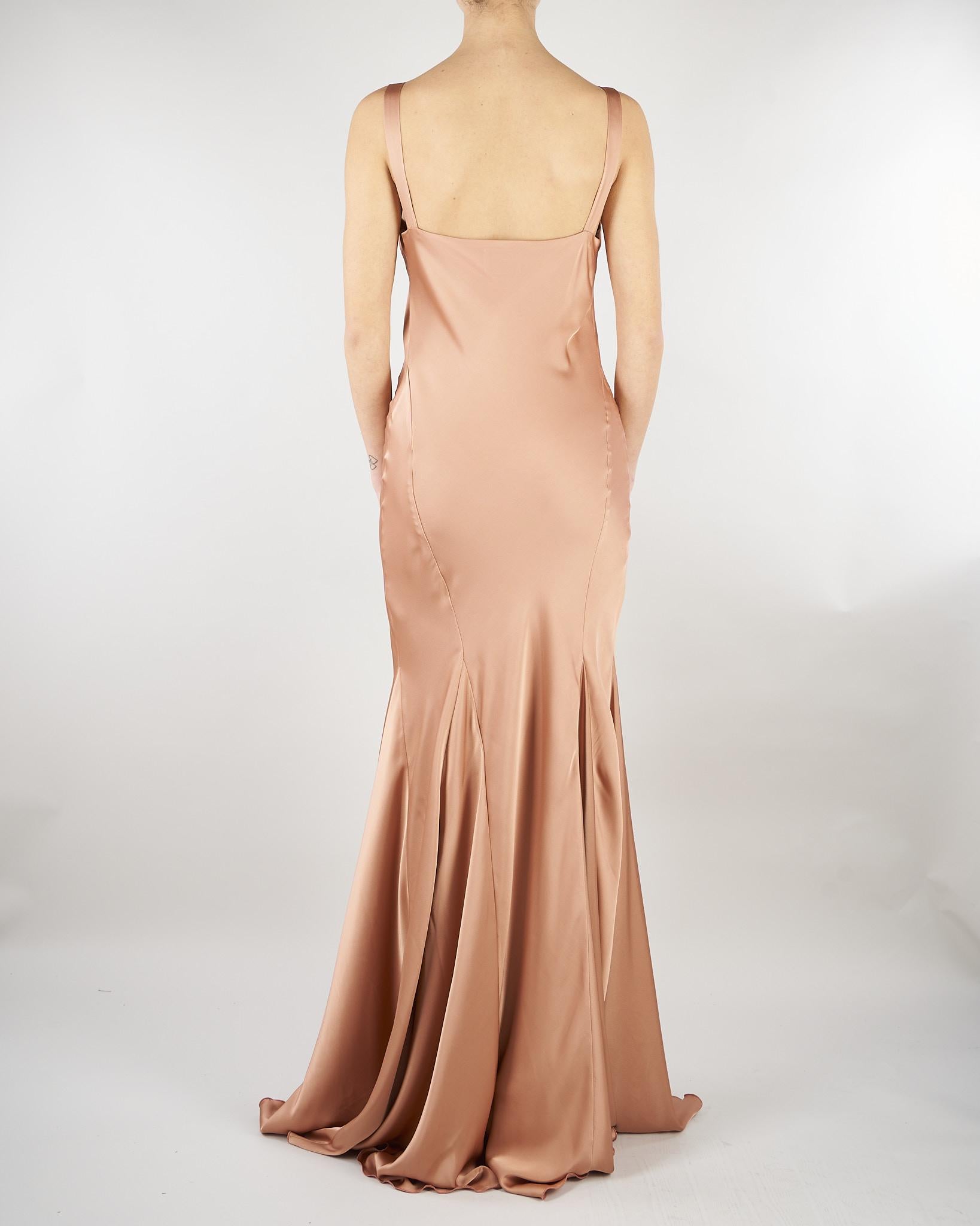 Abito lungo Phard in raso AT131 11 ATELIER LEGORA 