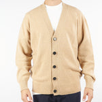 Cardigan Cammello in pura lana e cashmere B9F0117 06M AMARANTO 