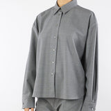 Camicia Grigio in fresco lana CA1457540259 920 SEVENTY 