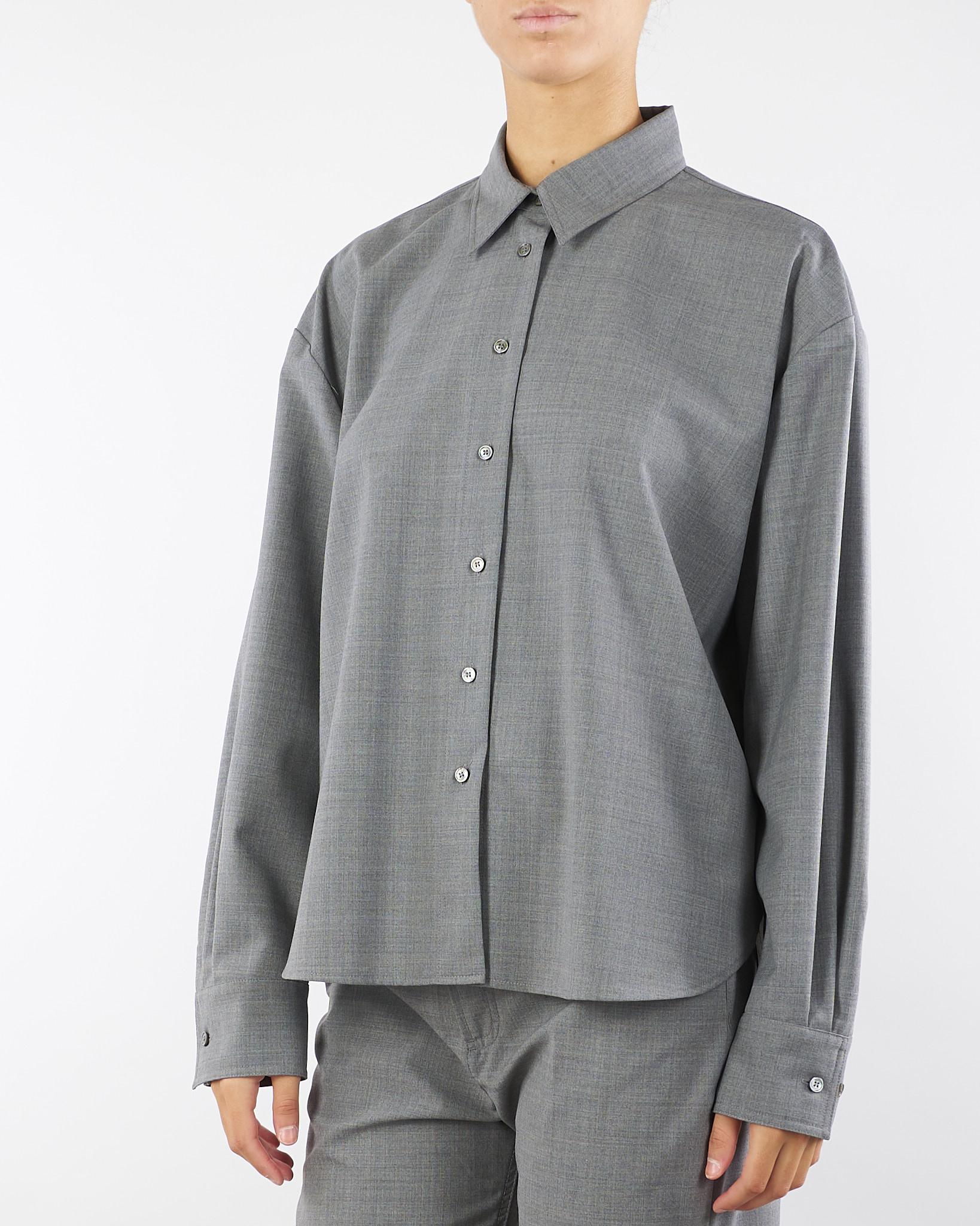 Camicia Grigio in fresco lana CA1457540259 920 SEVENTY 