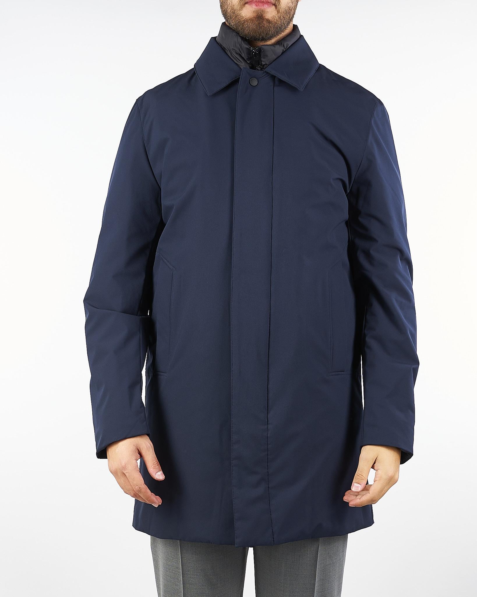 Giubbotto Blu in tessuto spalmato DK97945 89 DIKTAT 