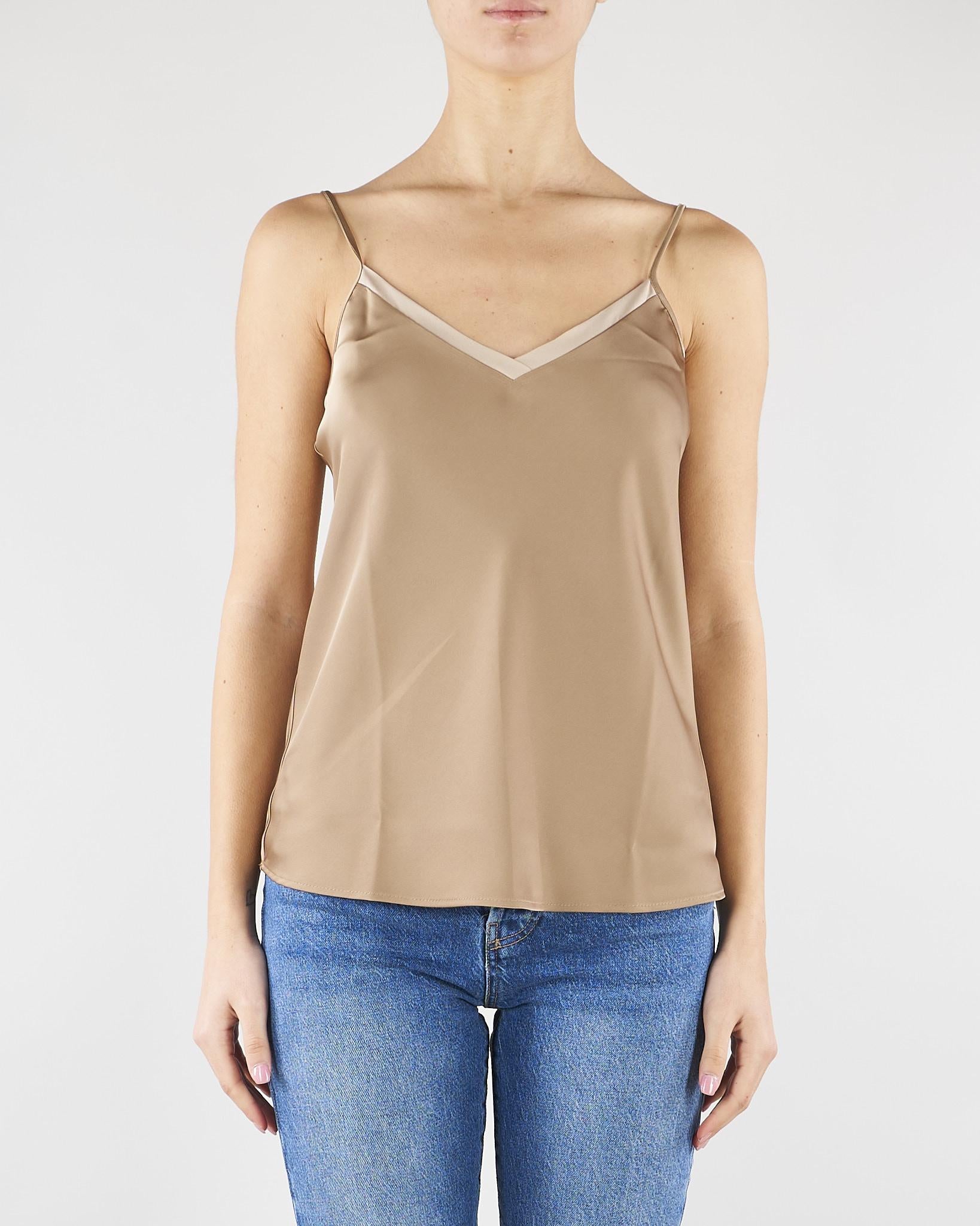 Top Terra in doppio raso PBPSTILLA 6 PENNY BLACK 