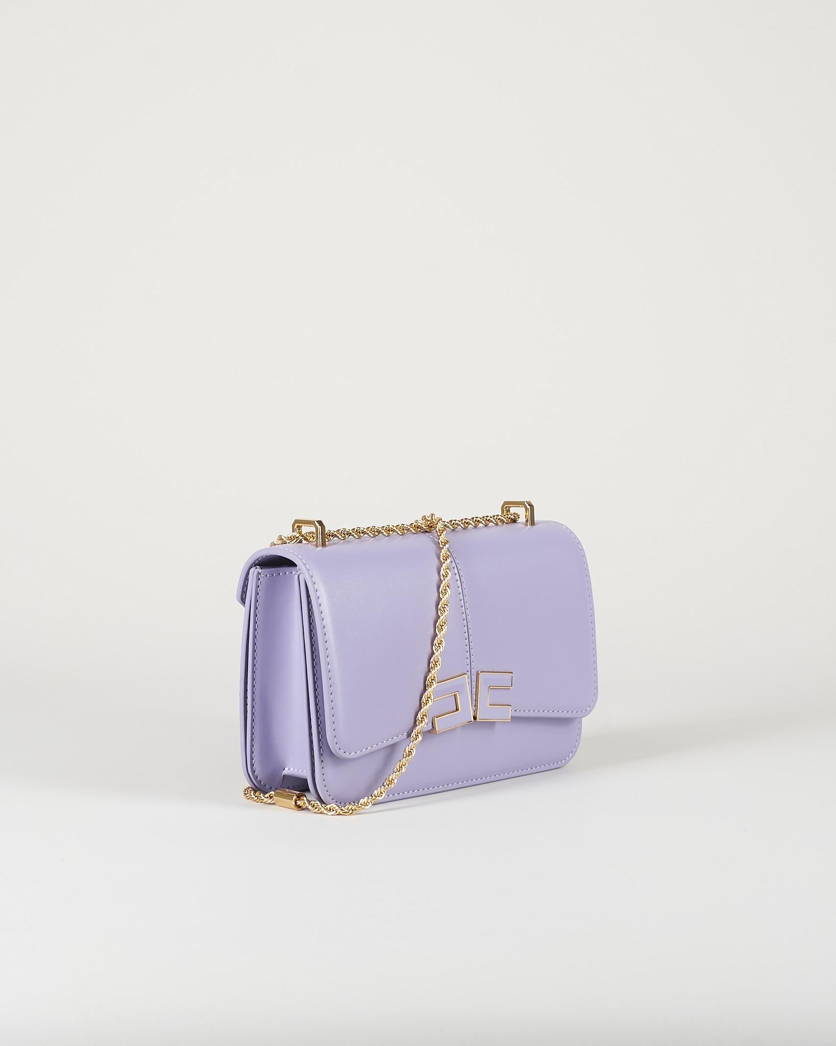Borsa Lilla a tracolla con dettaglio logo BS91A61E2 EV7 ELISABETTA FRANCHI 