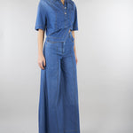 Camicia in Denim crop CAT0101C0400007 V0765 SIMONA CORSELLINI 
