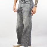 Jeans Grigio con gamba e fondo largo XJ3224 95 YES LONDON 