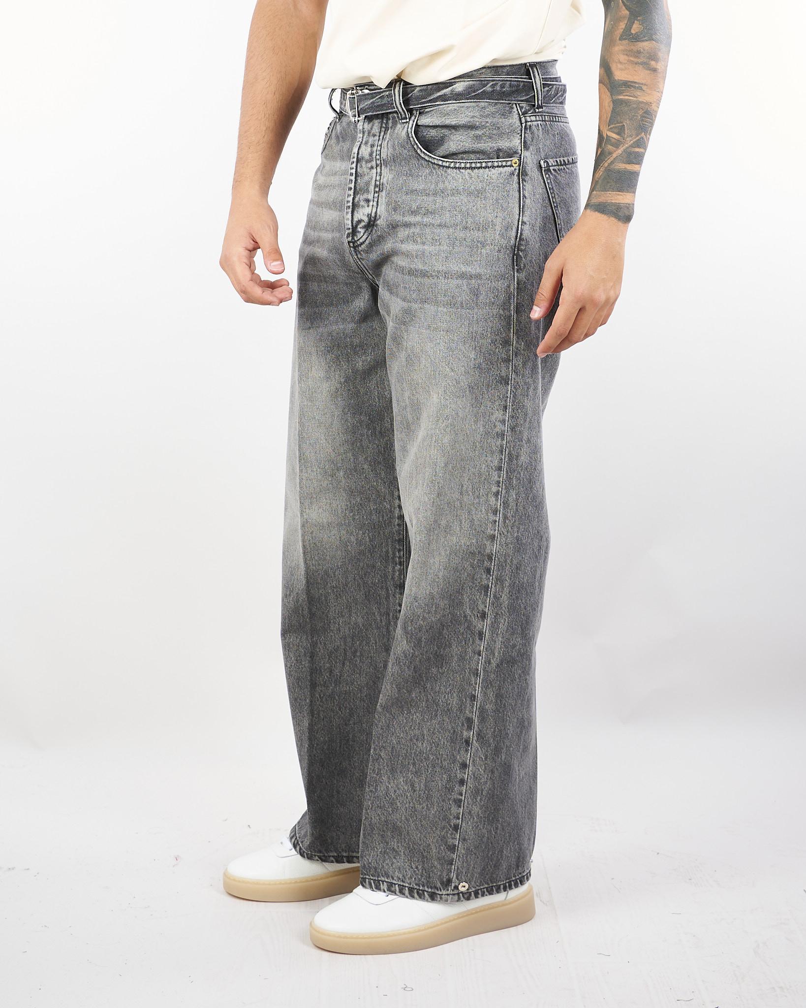 Jeans Grigio con gamba e fondo largo XJ3224 95 YES LONDON 
