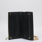 Portafoglio in materiale sintetico con scudetto in metallo Elisabetta Franchi