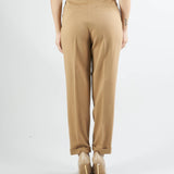 Pantaloni slim in twill di lana Penny Black