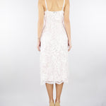 Abito Rosa longuette in pizzo con paillettes TP2630 570 TWIN SET 